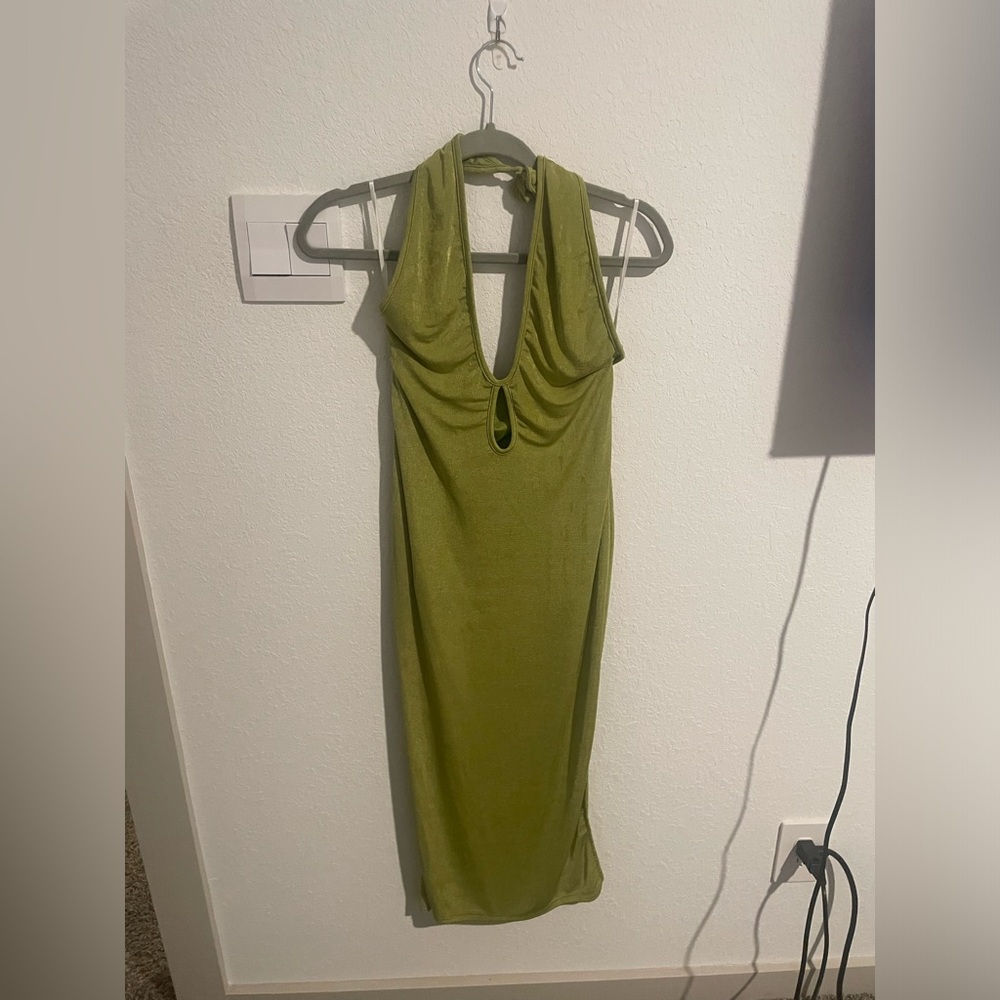 Sexy green dress